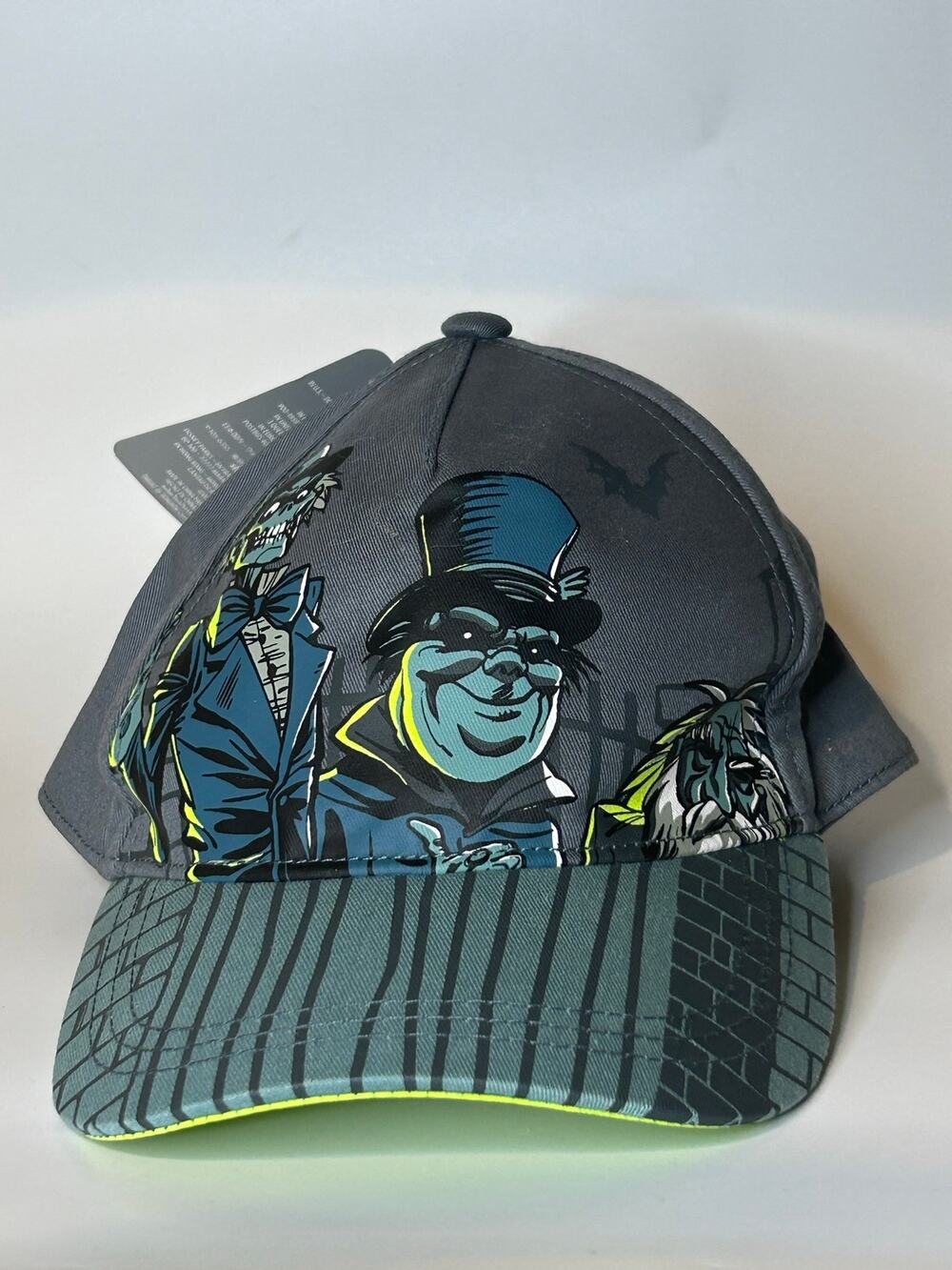Disney Haunted Mansion Hat Youth Hitchhiking Ghosts GlowInDark Baseball Cap NWT